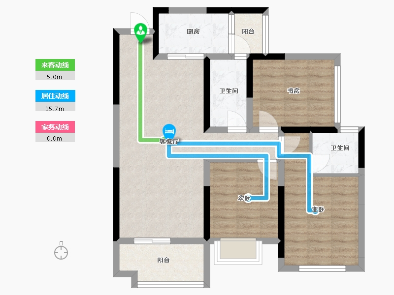 广西壮族自治区-桂林市-桂林彰泰学府-82.78-户型库-动静线