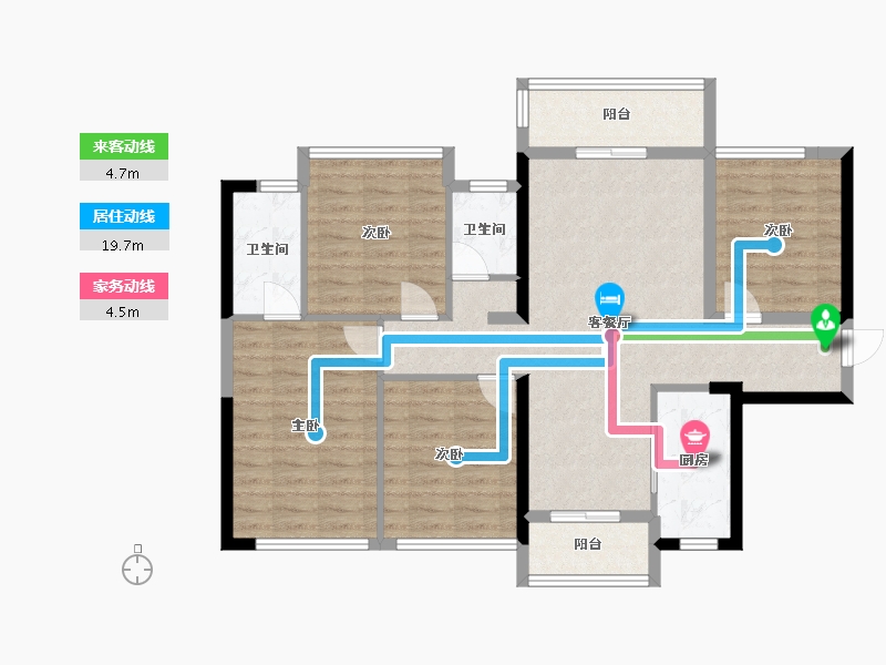 广西壮族自治区-桂林市-光达云创谷溪江悦-96.56-户型库-动静线