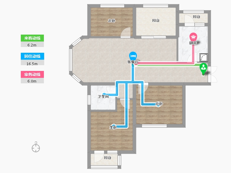 河北省-廊坊市-早安北京-85.72-户型库-动静线