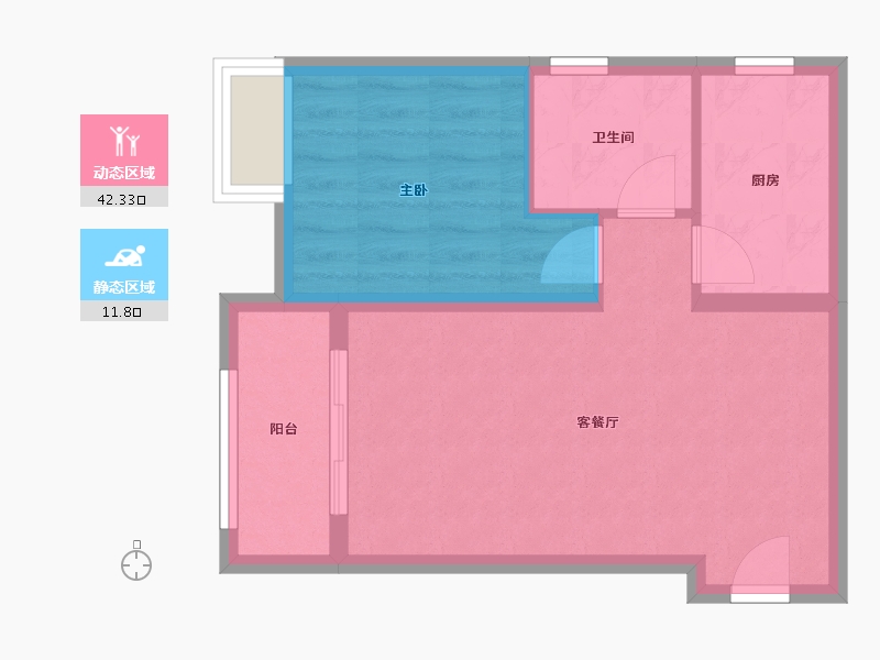 河北省-廊坊市-早安北京-48.30-户型库-动静分区