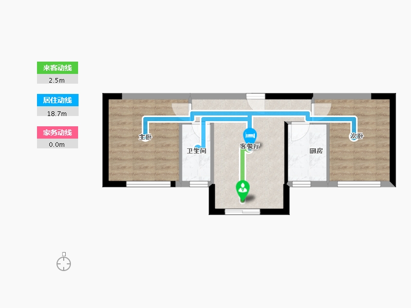 四川省-攀枝花市-普达阳光国际康养度假区-45.91-户型库-动静线