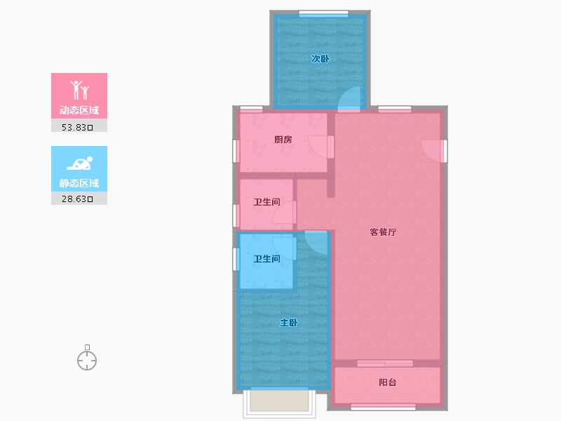 河北省-廊坊市-早安北京-73.51-户型库-动静分区