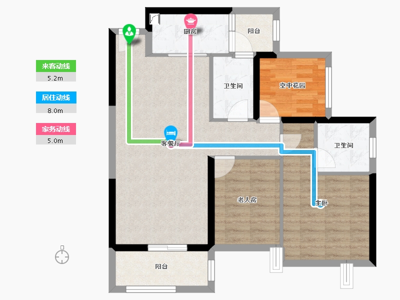 广东省-江门市-印象海伦湾-77.84-户型库-动静线