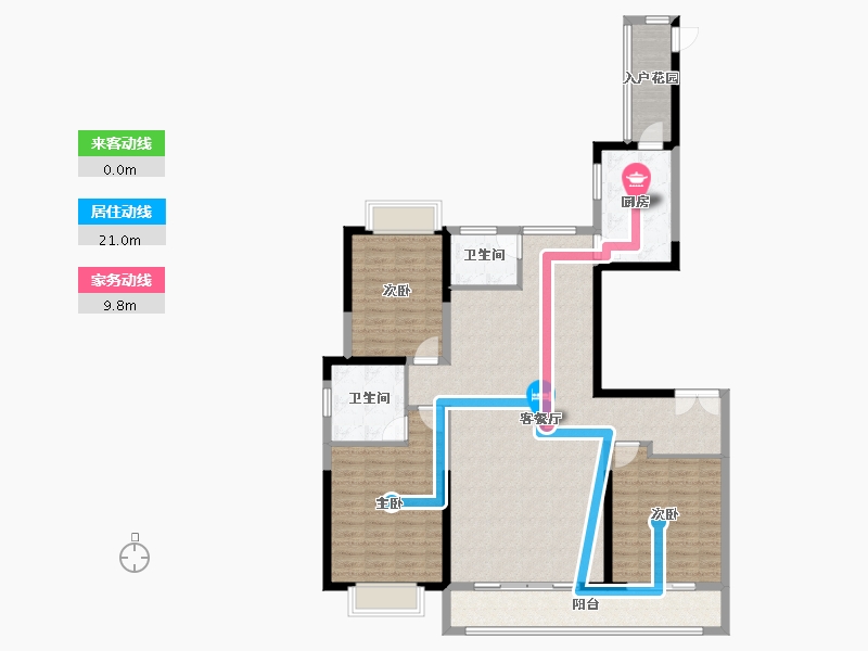 陕西省-安康市-龙湾水境-136.35-户型库-动静线