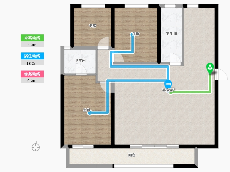 山西省-忻州市-御龙庭-109.98-户型库-动静线