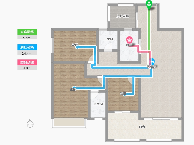 贵州省-六盘水市-九方城市公园-122.92-户型库-动静线