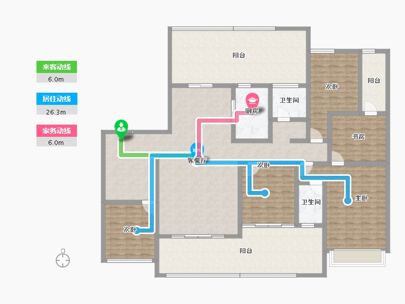 贵州省-六盘水市-九方城市公园-201.08-户型库-动静线