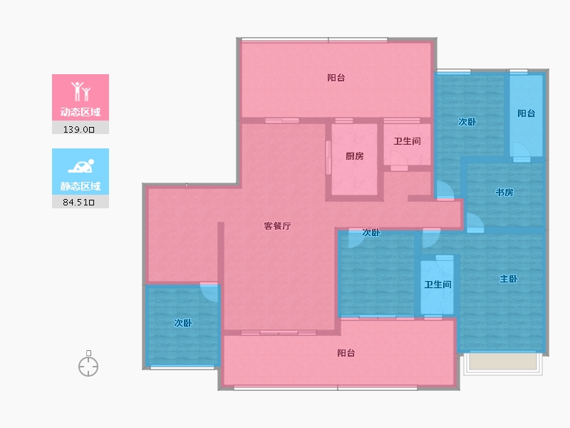 贵州省-六盘水市-九方城市公园-201.08-户型库-动静分区