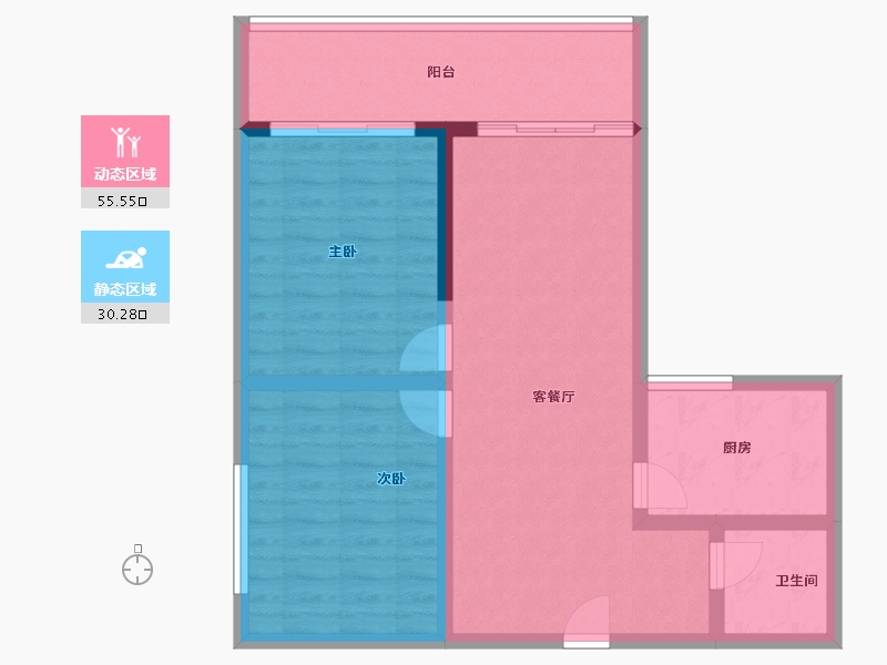 广东省-潮州市-凤凰新城-77.03-户型库-动静分区