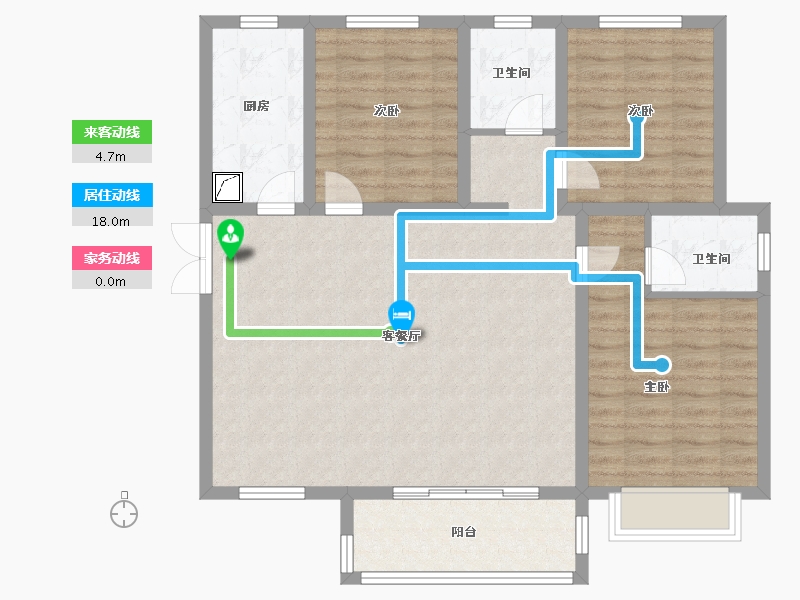 陕西省-咸阳市-城市之光-100.00-户型库-动静线