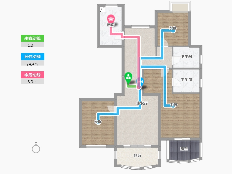 浙江省-金华市-湖海塘-120.00-户型库-动静线