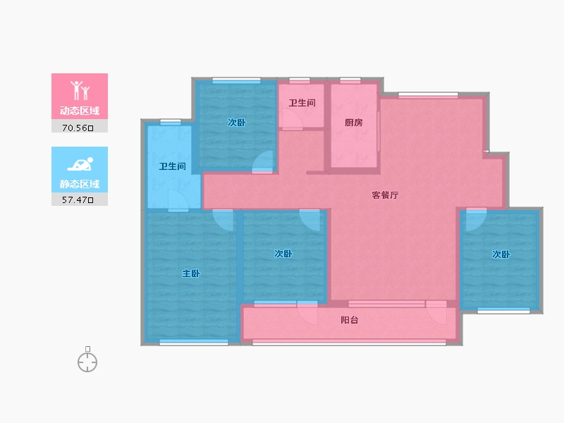 宁夏回族自治区-吴忠市-汇融城-114.40-户型库-动静分区