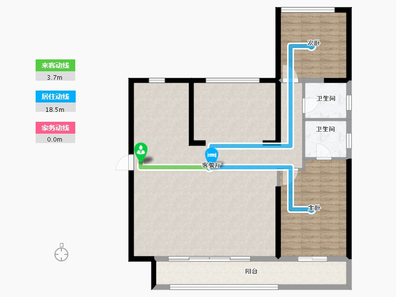 山西省-忻州市-御龙庭-117.30-户型库-动静线