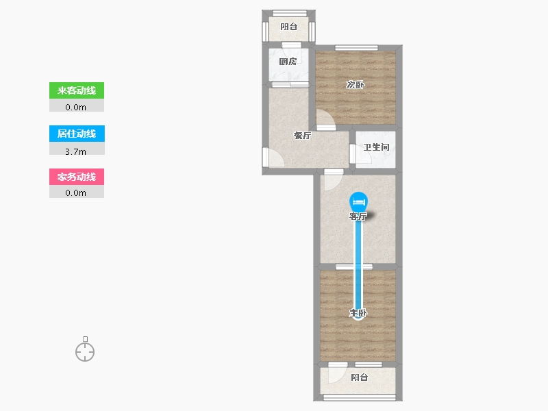 北京-北京市-北城根小区-50.00-户型库-动静线