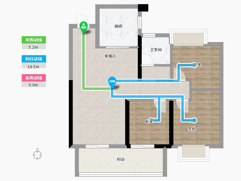 湖南省-长沙市-奥海观澜府-82.03-户型库-动静线