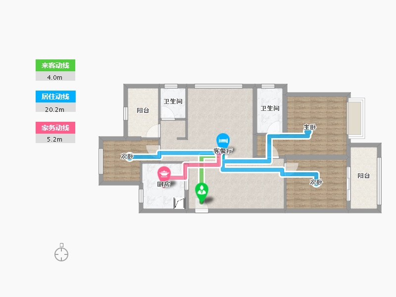 浙江省-宁波市-江望云著-100.00-户型库-动静线