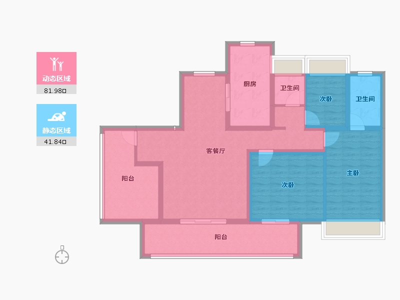 河南省-平顶山市-东湖新城一期-110.41-户型库-动静分区