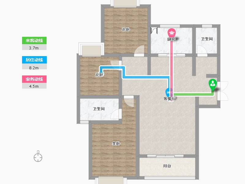 陕西省-咸阳市-城市之光-101.61-户型库-动静线