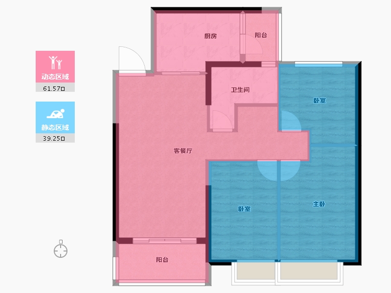 河南省-漯河市-恒大名都-91.20-户型库-动静分区