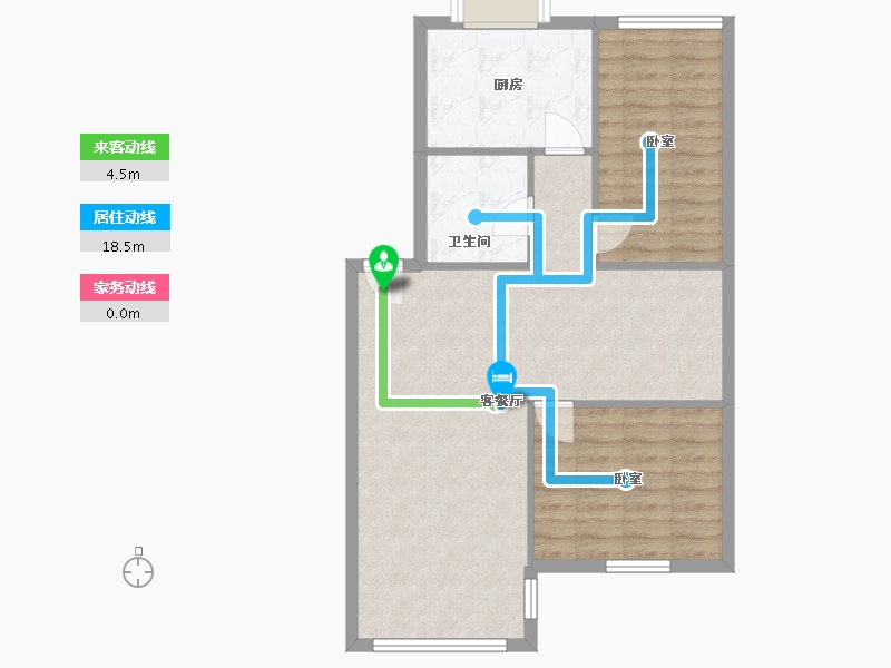 河南省-郑州市-发电所家属院-78.74-户型库-动静线