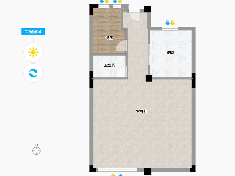 江苏省-南京市-卧龙湖小镇-200.00-户型库-采光通风