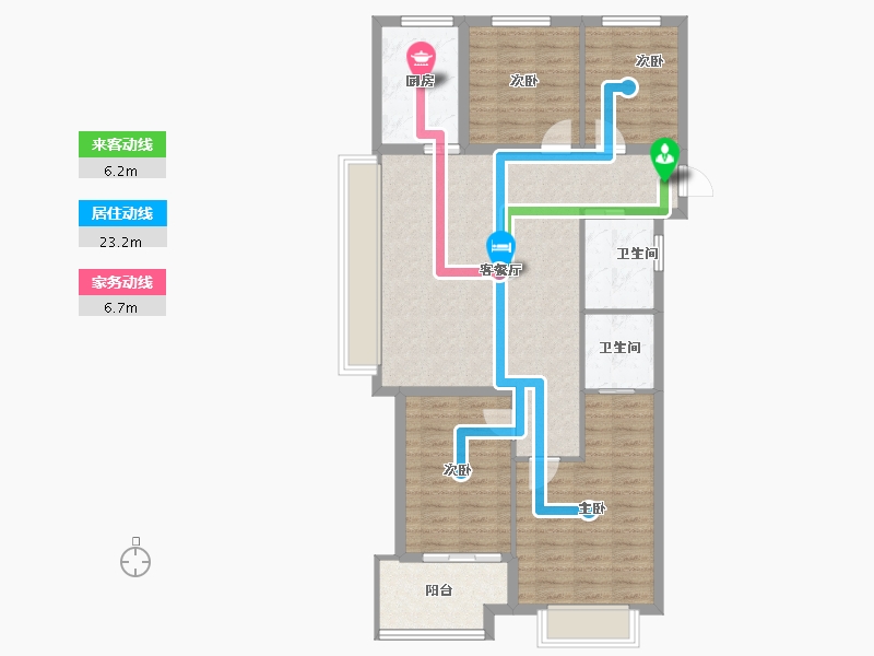 安徽省-池州市-伊美·城市首府-99.01-户型库-动静线