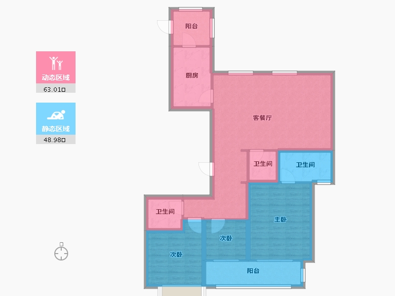 河北省-石家庄市-御灏府-120.00-户型库-动静分区