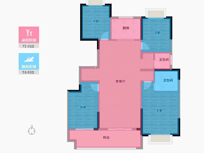 河南省-平顶山市-建昌城市花园-119.39-户型库-动静分区