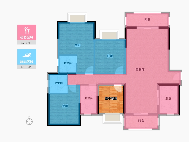 广东省-江门市-明泰城-108.37-户型库-动静分区