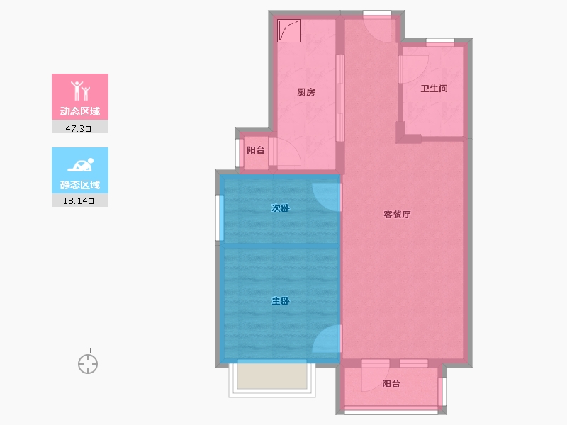 河北省-廊坊市-早安北京-57.99-户型库-动静分区