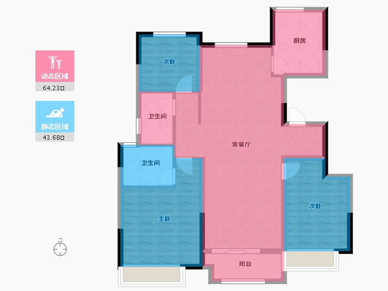 河南省-安阳市-嘉洲秀悦-97.00-户型库-动静分区