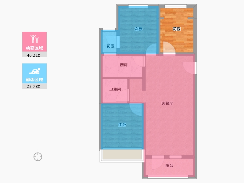 河北省-廊坊市-早安北京-70.41-户型库-动静分区