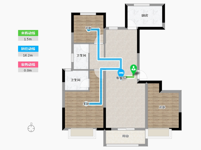 河南省-安阳市-嘉洲秀悦-100.01-户型库-动静线