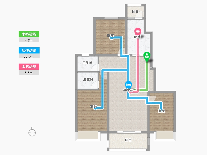 山东省-菏泽市-国璟府-99.99-户型库-动静线