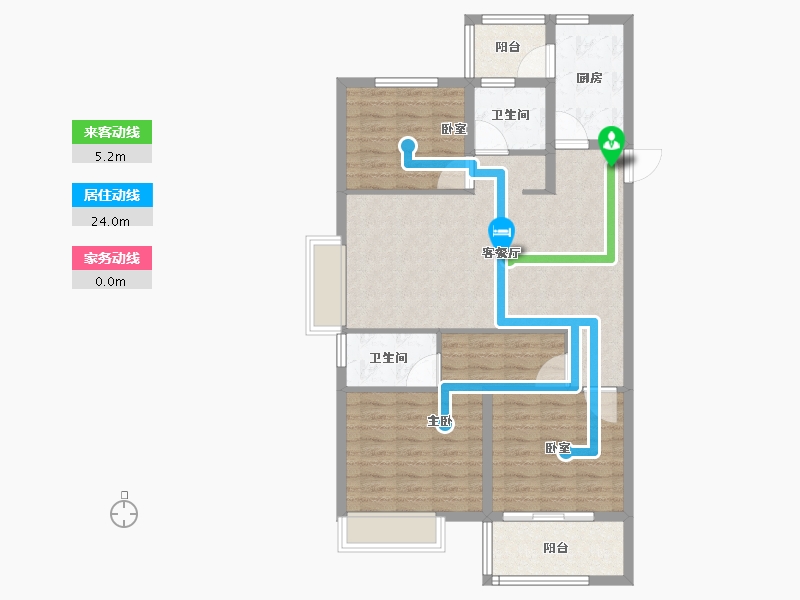 山东省-菏泽市-国璟府-94.00-户型库-动静线