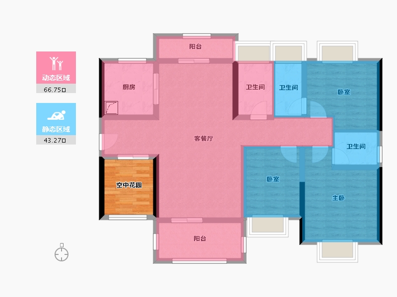 广东省-江门市-明泰城-103.85-户型库-动静分区