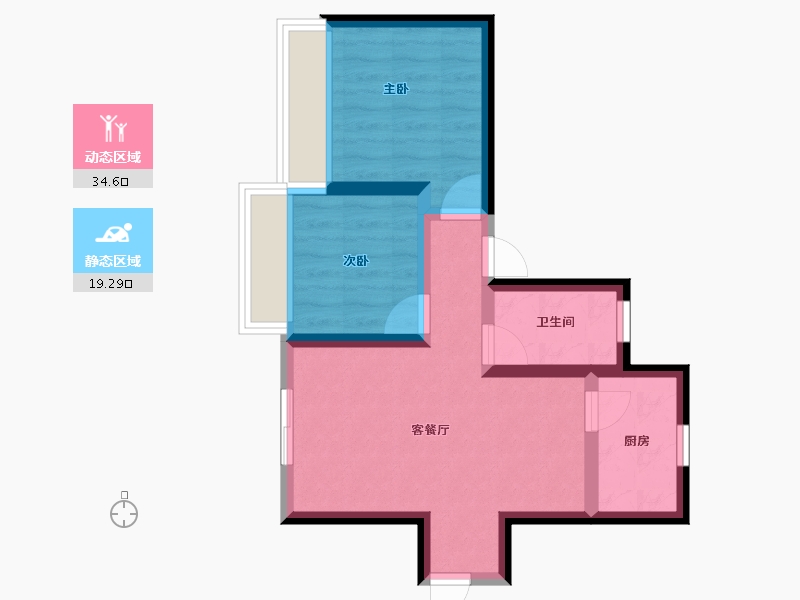 四川省-攀枝花市-普达阳光国际康养度假区-47.31-户型库-动静分区