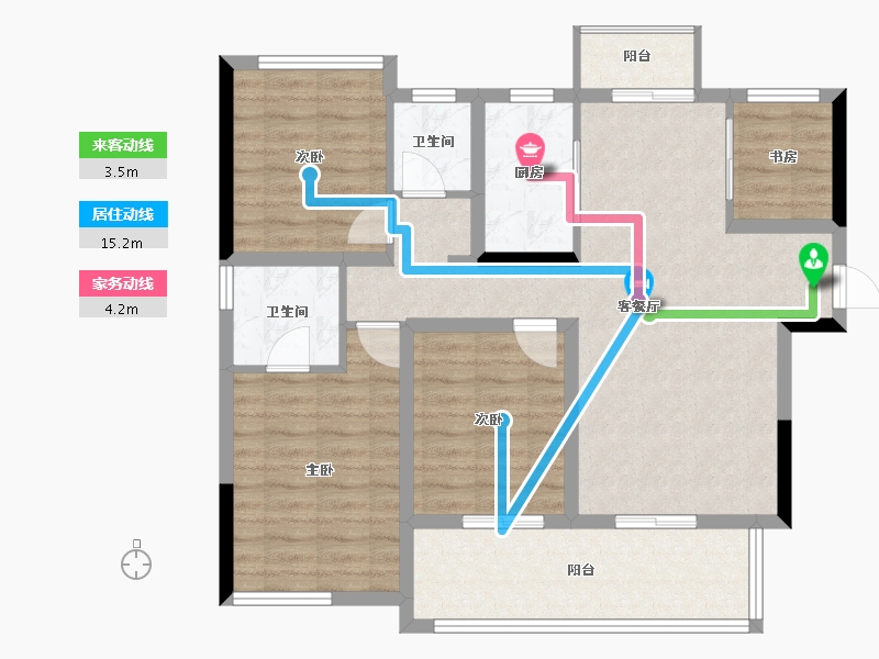 四川省-达州市-达州绿地城-93.31-户型库-动静线