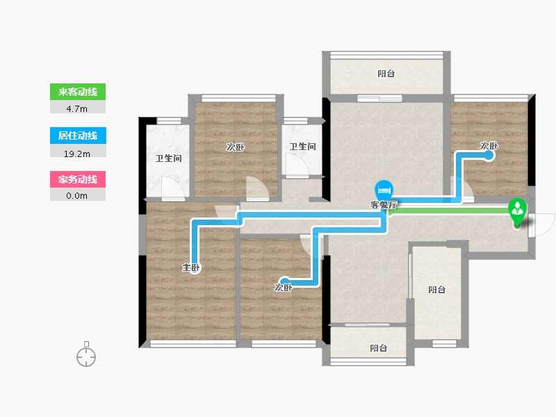 广西壮族自治区-桂林市-光达云创谷溪江悦-92.29-户型库-动静线