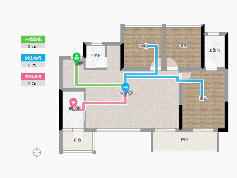 四川省-达州市-达州绿地城-81.82-户型库-动静线