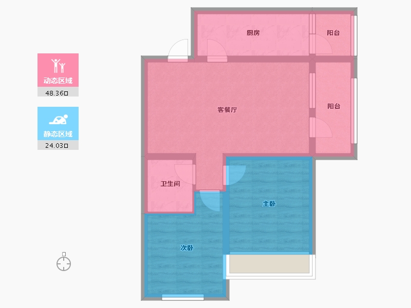 河北省-廊坊市-早安北京-63.61-户型库-动静分区