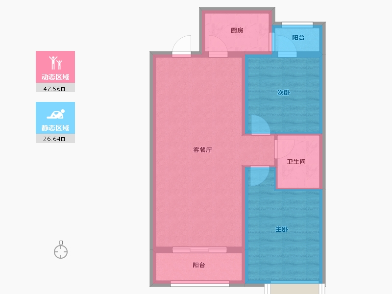 河北省-廊坊市-早安北京-66.15-户型库-动静分区