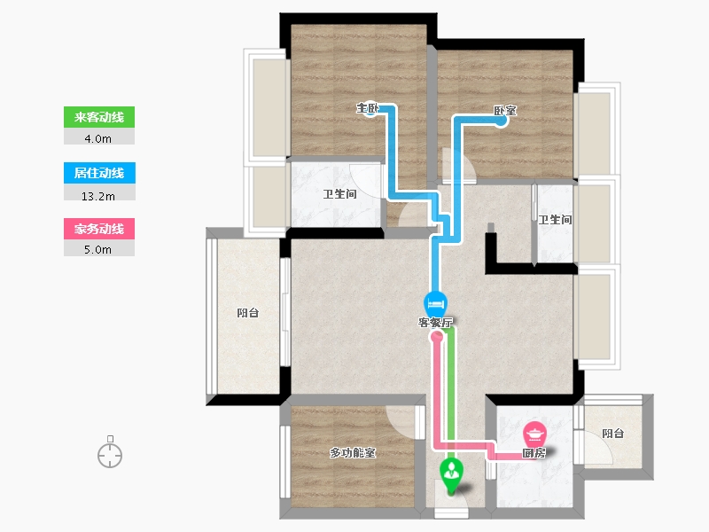 广西壮族自治区-百色市-德能盛世靖城-73.76-户型库-动静线