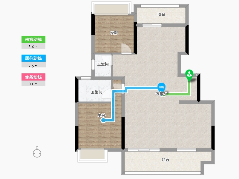 广西壮族自治区-桂林市-大龙湾-97.05-户型库-动静线