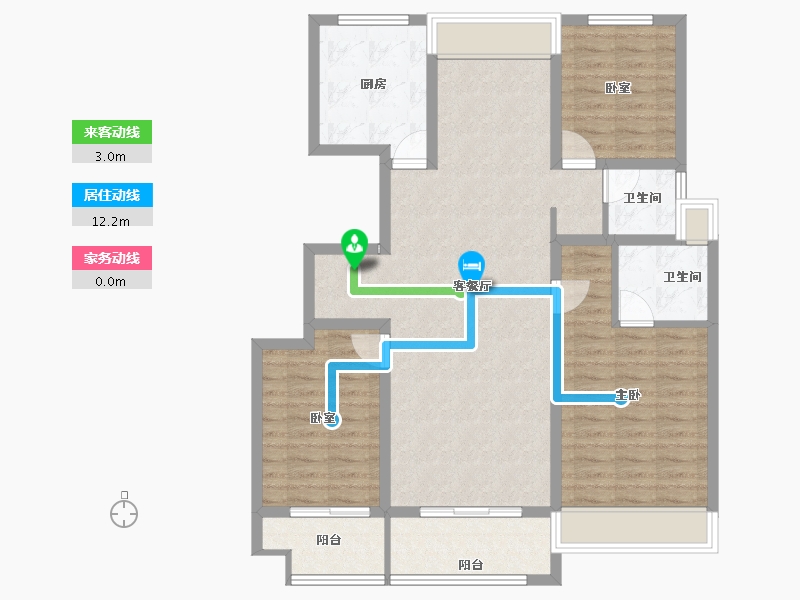 河南省-平顶山市-汝州昌建上院-100.88-户型库-动静线