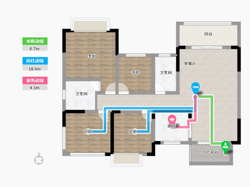 贵州省-毕节市-金源新时代-109.16-户型库-动静线