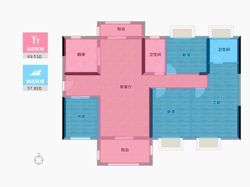 广东省-江门市-明泰城-114.10-户型库-动静分区