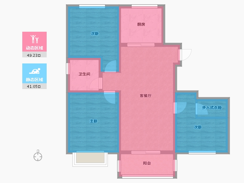 山东省-烟台市-中节能聚创新城-80.00-户型库-动静分区