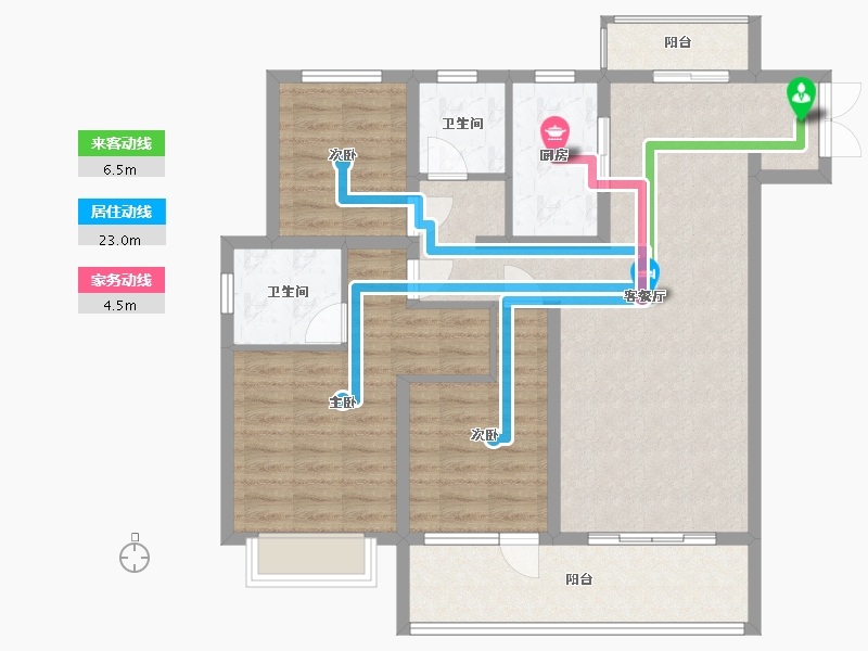 江西省-九江市-桂发明珠花园-109.00-户型库-动静线