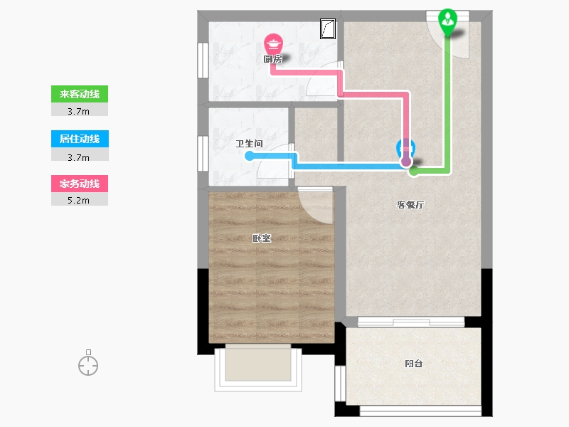 海南省-海口市-海南民生凤凰城-47.07-户型库-动静线